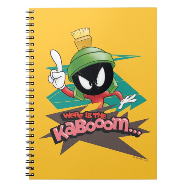 "Where is the Kabooom" MARVIN THE MARTIAN™ Points Notebook (Front)