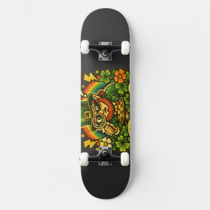 Where Is The Pot Funny  Lucky St Patrick’s Day  Skateboard