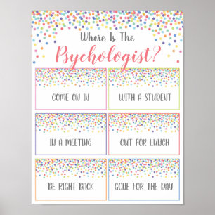 Where is the Psychologist Office Door Sign