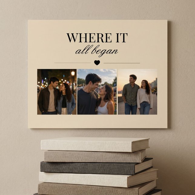Where It All Began Three Photo Memory Poster (Creator Uploaded)