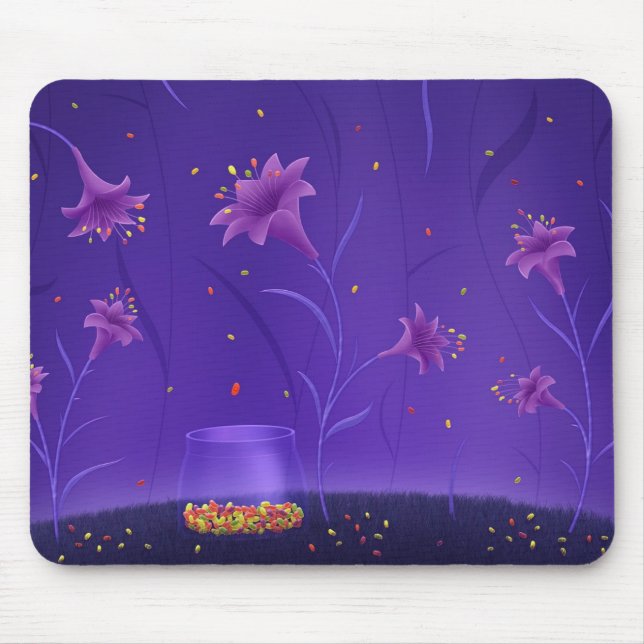 Where Jelly Beans Are Born Mouse Pad (Front)
