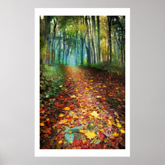 Where leaves gather ,poster poster