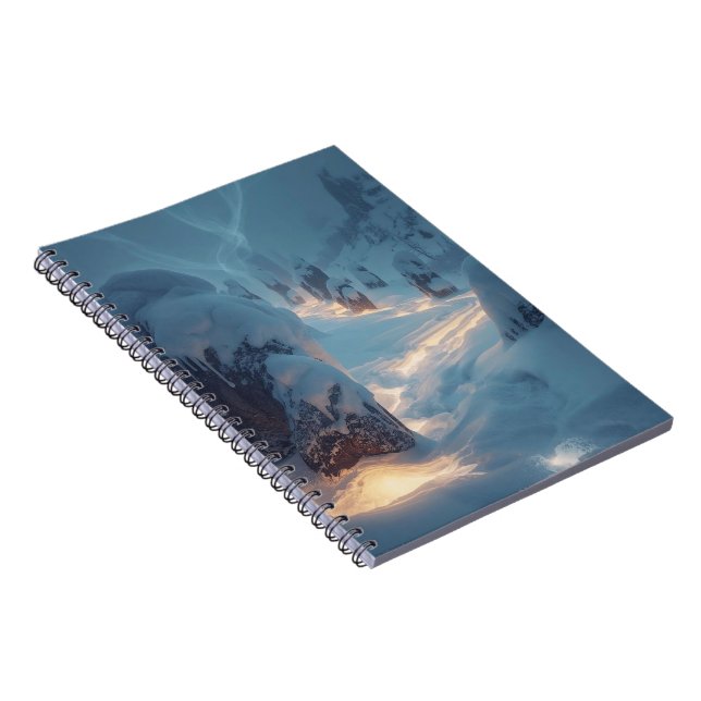 Where Light Wanders in Winter Notebook (Right Side)