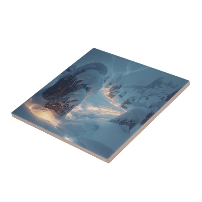 Where Light Wanders in Winter Tile (Side)
