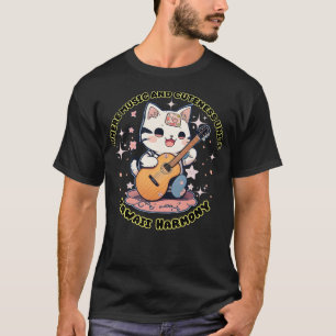 where music and cuteness unite kawaii harmony T-Shirt