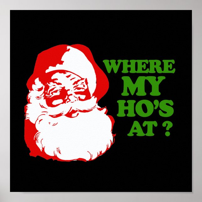 WHERE MY HO'S AT? POSTER (Front)