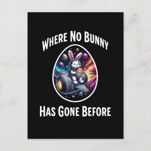Where No Bunny Has Gone Before Postcard