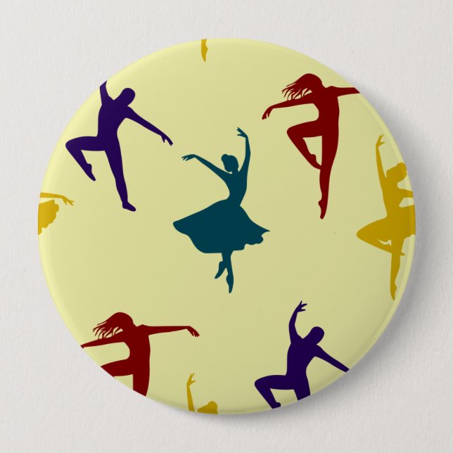 Where Passion Meets Precision 10 Cm Round Badge (Front)
