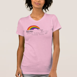 Where rainbows come from t-shirts