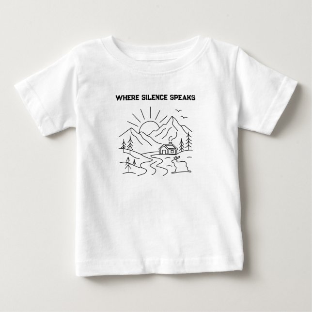 Where Silence Speaks Baby T-Shirt (Front)