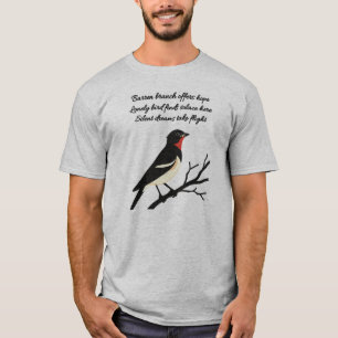 Where Solace Blooms on Barren Branches, hope faith T-Shirt