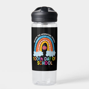 Where The Adventure Begins 100th Days Smarter  Water Bottle