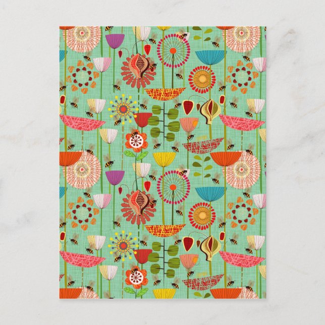 Where the bees Fly 50 Postcard (Front)