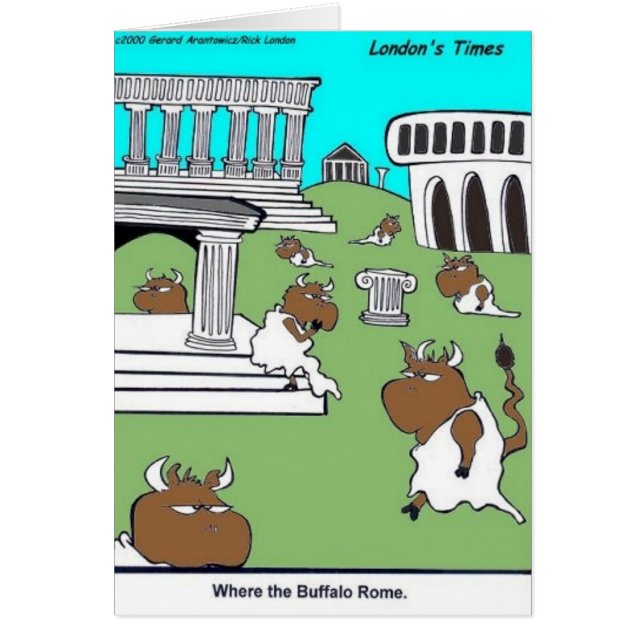 Where The Buffalo Rome Funny Gifts & Tees (Front)