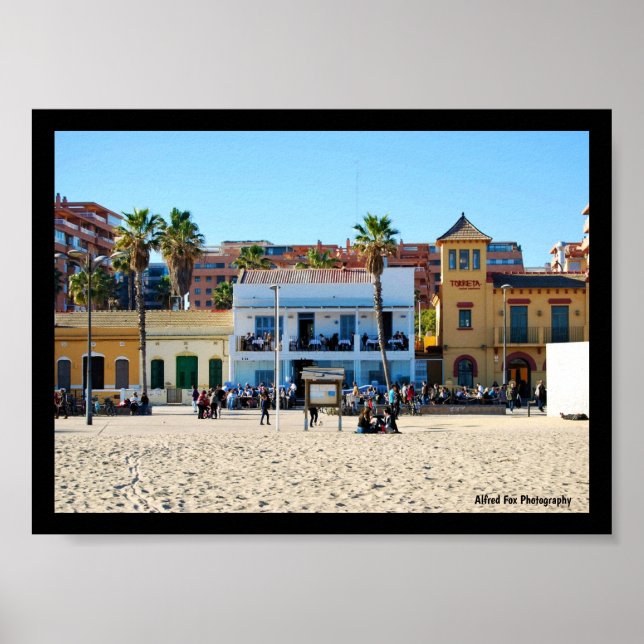 Where the City Meets the Sand Poster (Front)