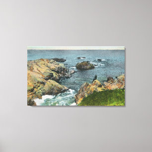 Where the Ocean Meets the Shore Canvas Print