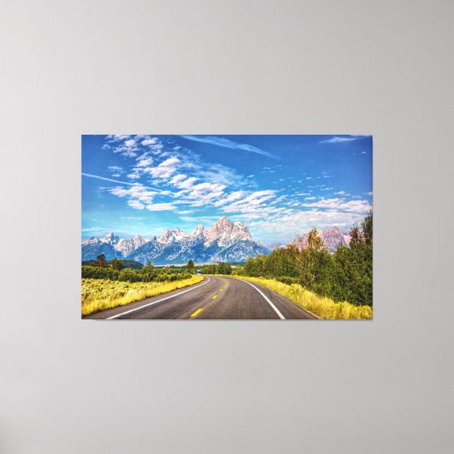 Where the Road Leads Canvas Print (Front)