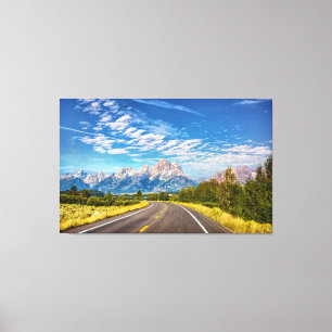 Where the Road Leads Canvas Print