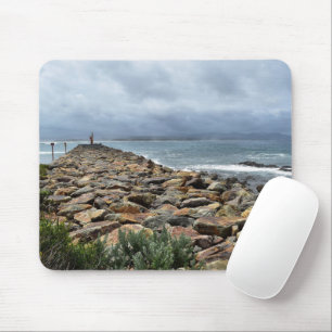 Where the Rocks meet the Sea - Bastion Point Mouse Pad