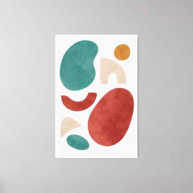 Where the Shapes Rest Canvas Print (Front)