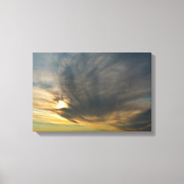 Where the Sky Falls Quiet Canvas Print (Front)
