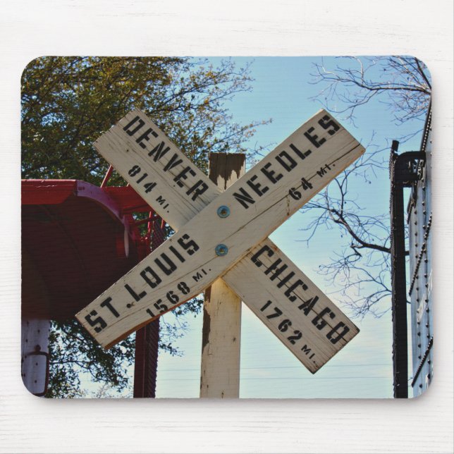 Where the Tracks Lead Mouse Pad (Front)