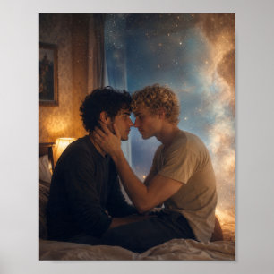 Where the Walls Dissolve Gay Art Project Poster