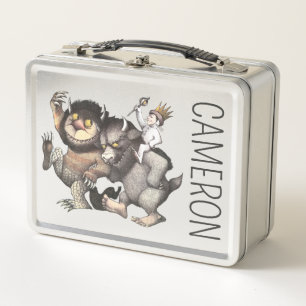 Where the Wild Things   Add Your Name Metal Lunch Box