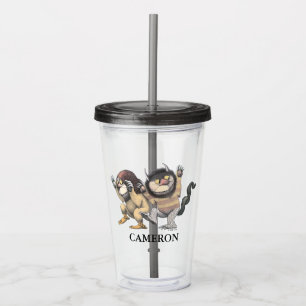 Where the Wild Things Are   Add Your Name Acrylic Tumbler