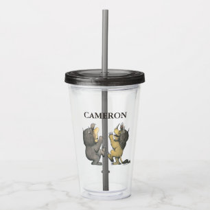 Where the Wild Things Are   Add Your Name Acrylic Tumbler