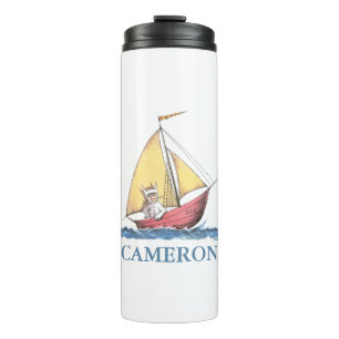 Where the Wild Things Are   Add Your Name Thermal Tumbler