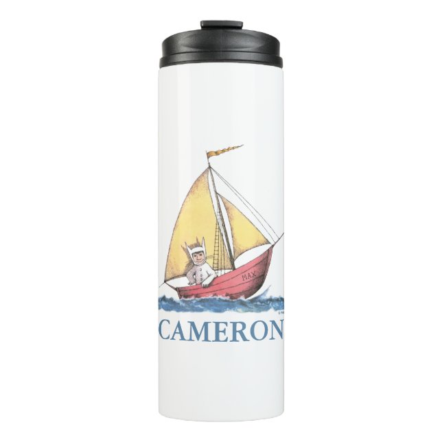 Where the Wild Things Are | Add Your Name Thermal Tumbler (Front)
