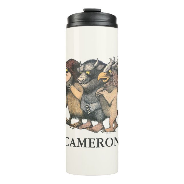 Where the Wild Things Are | Add Your Name Thermal Tumbler (Front)