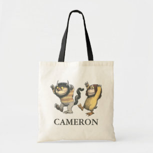 Where the Wild Things Are Add Your Name Tote Bag
