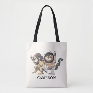 Where the Wild Things Are Add Your Name Tote Bag