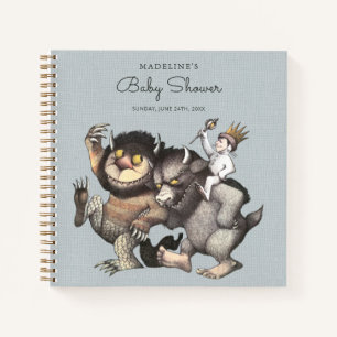 Where the Wild Things Are Baby Shower Guest List Notebook