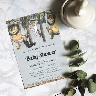 Where the Wild Things Are Baby Shower Invitation