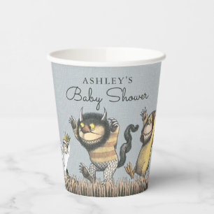 Where the Wild Things Are Baby Shower Paper Cups