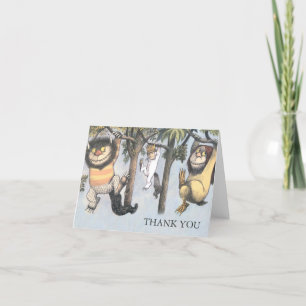 Where the Wild Things Are Baby Shower Thank You Card