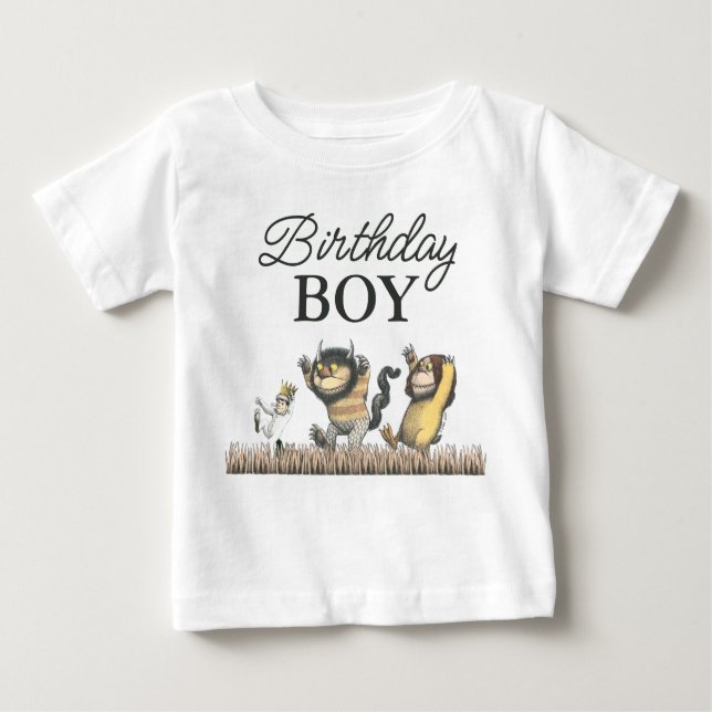 Where the Wild Things Are Birthday Baby T-Shirt (Front)