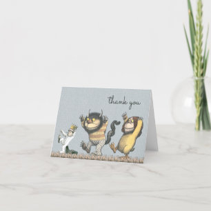 Where the Wild Things Are Birthday Thank You Card