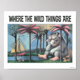 Where The Wild Things Are   Book Cover Poster
