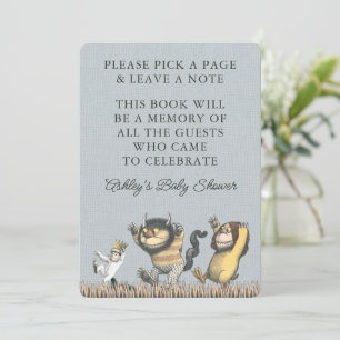 Where the Wild Things Are   Book Sign Invitation