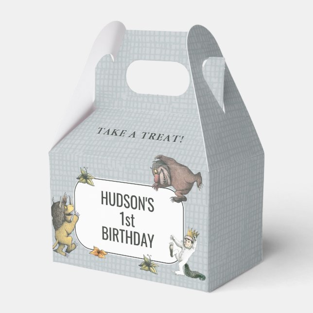 Where the Wild Things Are Character Birthday Favour Box (Front Side)