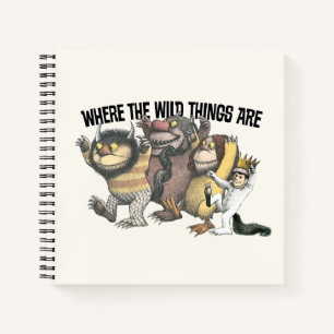 Where the Wild Things Are Characters & Logo Notebook
