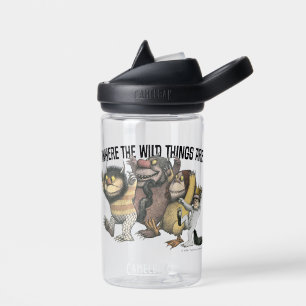 Where the Wild Things Are Characters & Logo Water Bottle