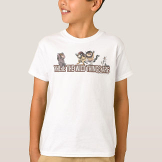 Where the Wild Things Are Characters on Logo T-Shirt