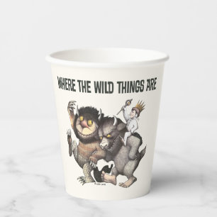 Where the Wild Things Are Characters Paper Cups
