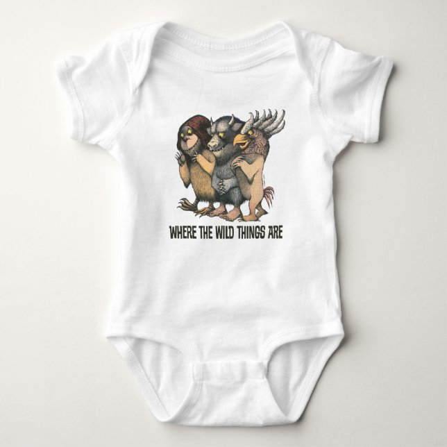 Where the Wild Things Are | Creatures Baby Bodysuit (Front)