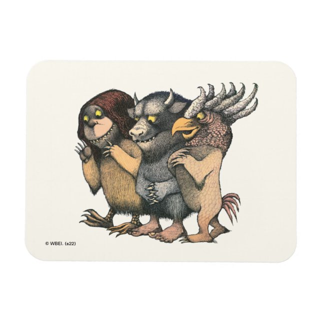 Where the Wild Things Are | Creatures Magnet (Horizontal)